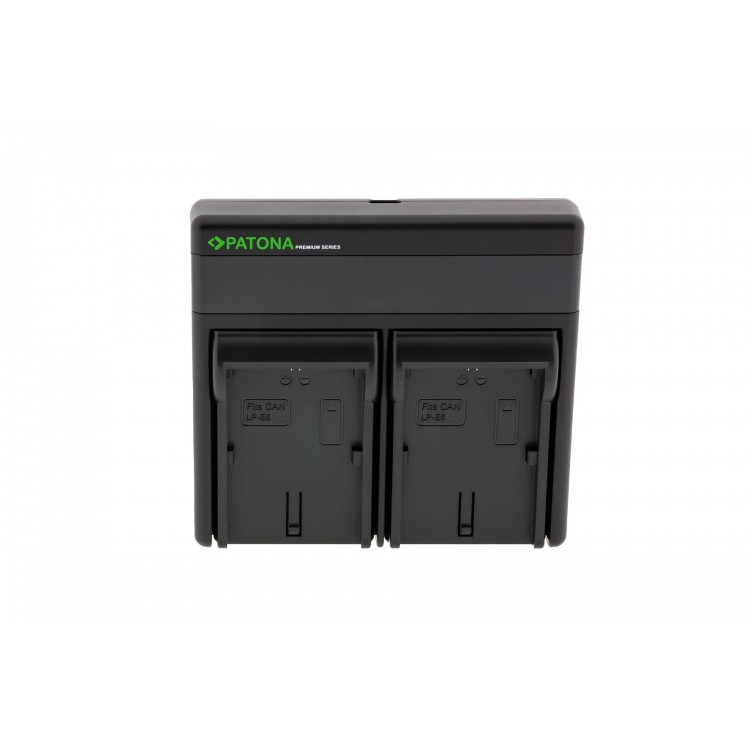 Incarcator rapid Patona Premium Dual PD Performance pentru Canon LP-E6, functie Powerbank, include cablu USB-C