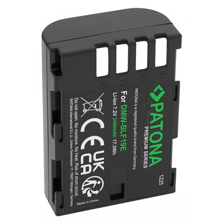 PATONA Premium | Acumulator tip Panasonic DMW-BLF19 E 2400mAh
