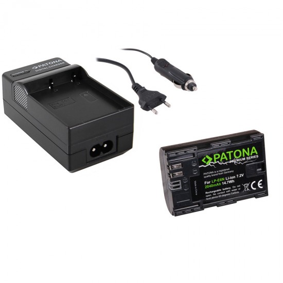 Incarcator si acumulator PATONA Premium tip Canon LP-E6N 2040mAh