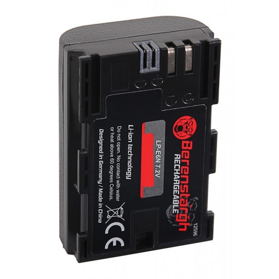 Acumulator Berenstargh LP-E6N, 2400 mAh, pentru Canon XC10 EOS 90D 80D 7D 70D 6D 60D EOS R