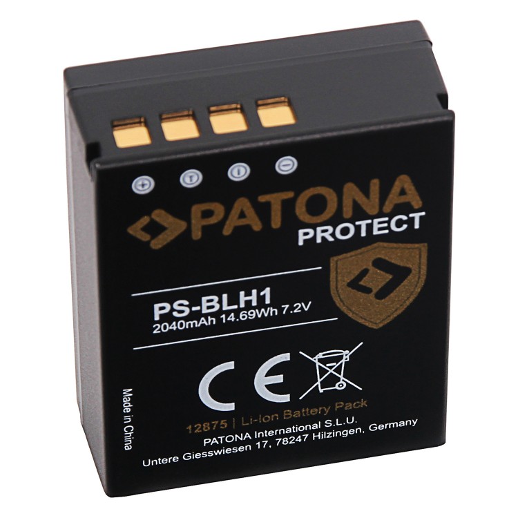 Acumulator PATONA Protect tip Olympus BLH-1 BLH1