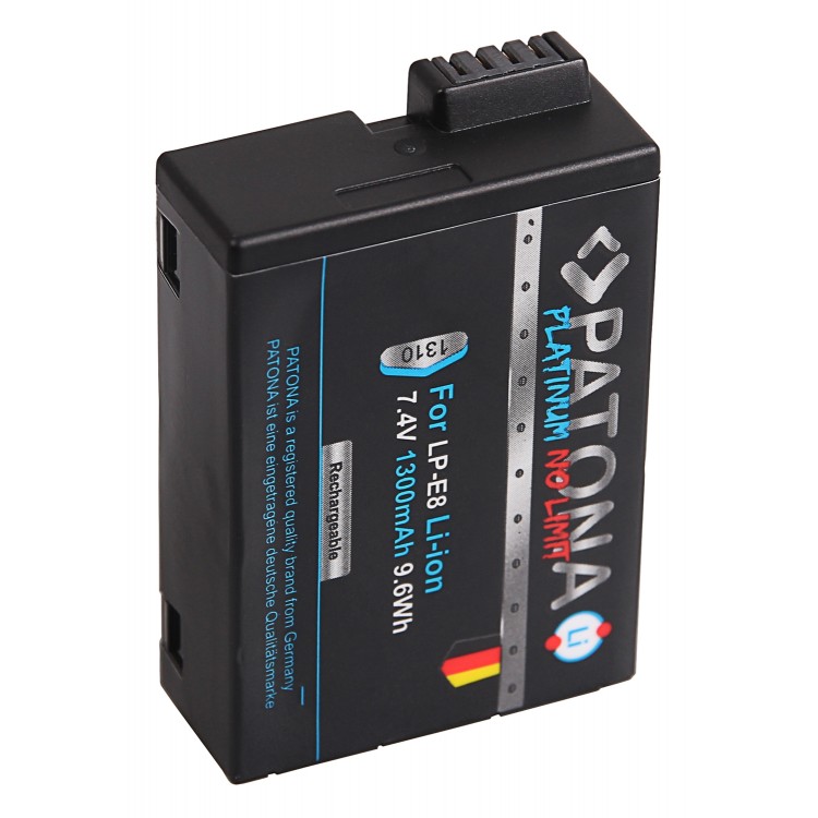 Acumulator PATONA Platinum tip Canon LPE8 LP-E8 LP-E8+ 7.4V