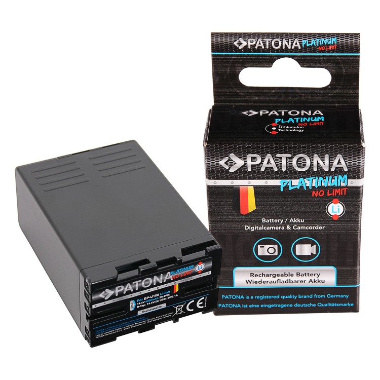 Acumulator PATONA Platinum tip Sony BP-U100 USB 2xD-Tap BP-U60