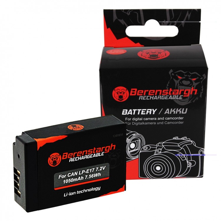 Acumulator Berenstargh LP-E17, Decodat, 1050mAh, pentru Canon EOS R10, EOS RP 77D 200D 750D 760D 8000D