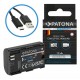 Acumulator Patona Platinum LP-E6, port USB-C , 2400mAh, pentru Canon EOS 60D 70D 80D 5D 6D 7D Blackmagic Pocket Cinema Camera 4K, Blackmagic Pocket Cinema Camera 6K