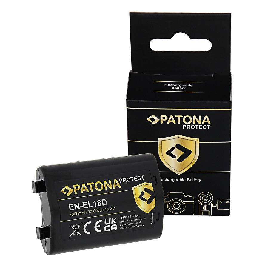 Acumulator Patona Protect EN-EL18D pentru Nikon Z9, D6, D4,