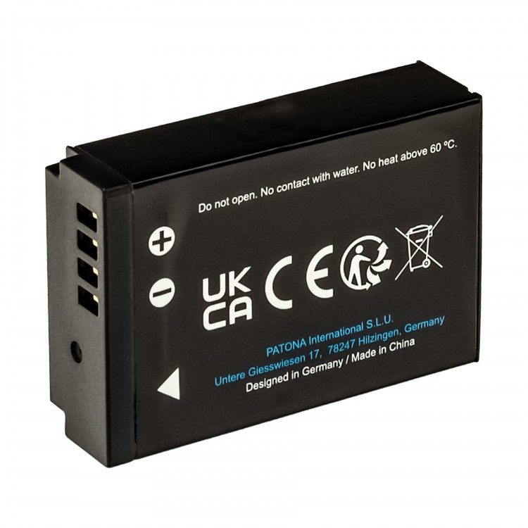 Acumulator Patona Platinum LP-E12, 750mAh, incarcare port USB-C, pentru Canon EOS 100D EOS-M50