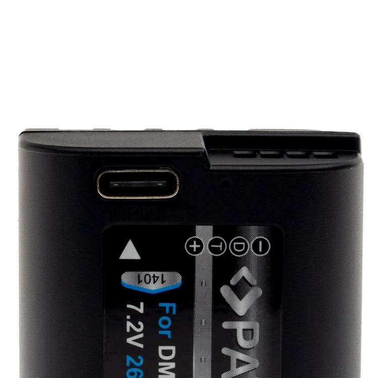 Acumulator Patona Platinum DMW-BLK22, 2600mAh, incarcare port USB-C, pentru Panasonic Lumix S5, G9, GH5, GH5S