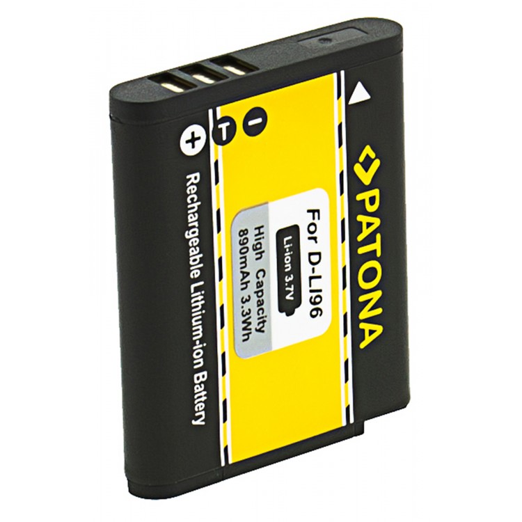 Acumulator PATONA D-Li96 pentru Pentax WG-1000 WG1000