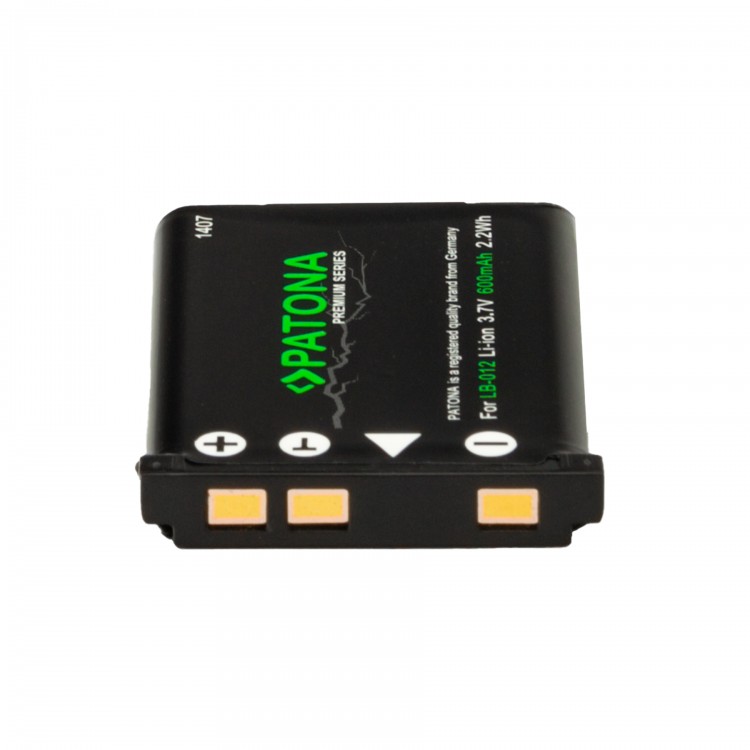 Acumulator Patona Premium LB-012, 600mAh, pentru Kodak PixPro FZ55, FZ51, FZ52, FZ53, Easyshare M125 M215 M23 M5350 M552