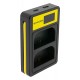 Incarcator smart DUAL USB LCD PATONA pentru 2 acumulatori Canon LP-E6