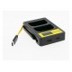 Incarcator smart DUAL USB LCD PATONA pentru 2 acumulatori Canon LP-E6