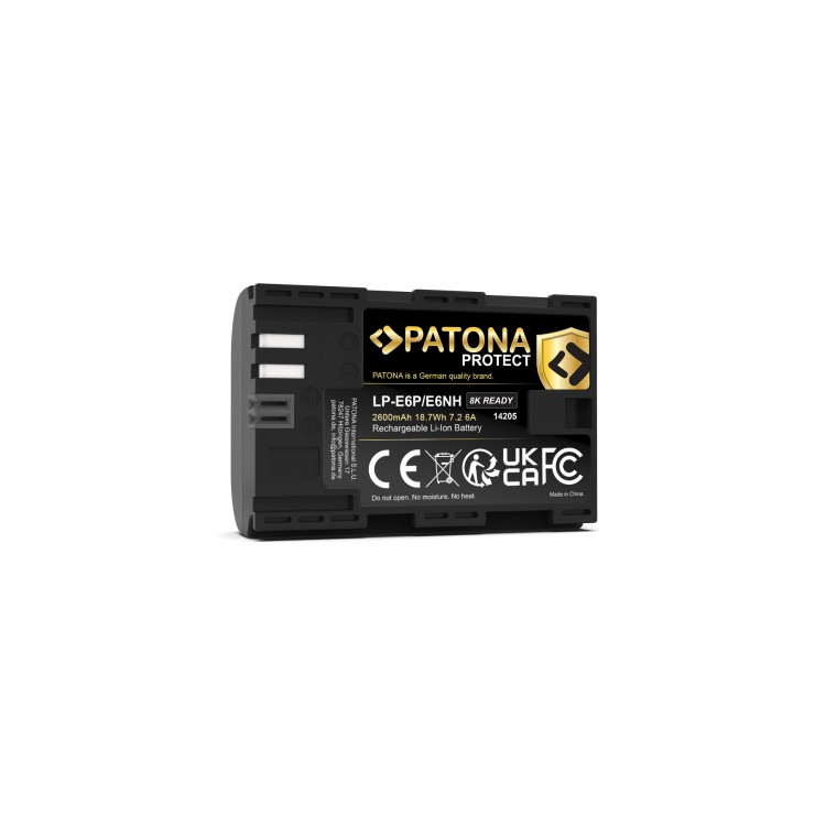 Acumulator Patona Protect LP-E6P, 2000 mAh, pentru Canon Canon R5 Mark II R6 Mark II R7 R6 R5 R