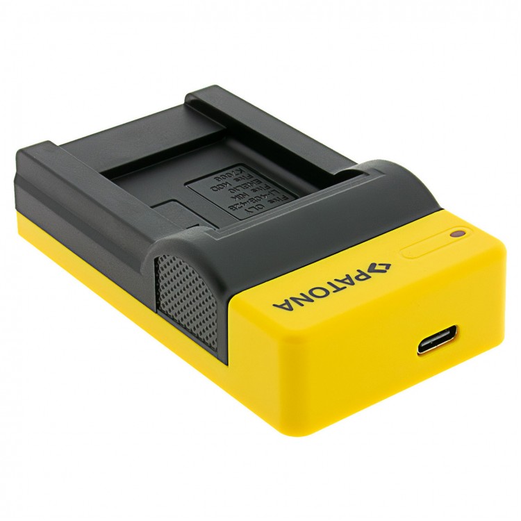 Incarcator USB-C Slim PATONA pentru Olympus LI-40B, LI-42B, Nikon EN-EL10