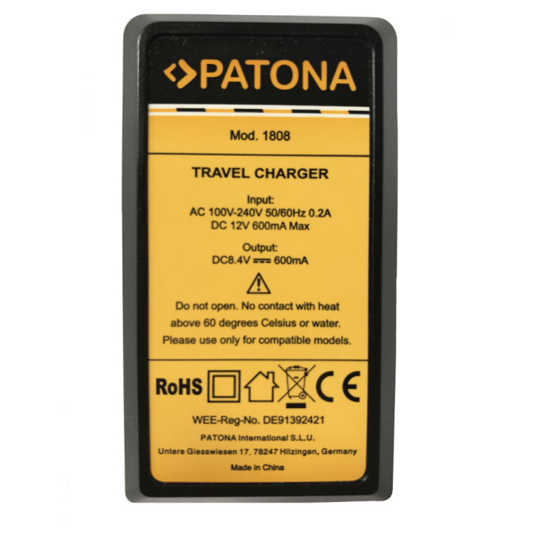 Incarcator 2in1 PATONA pentru acumulator JVC BN-VF823 BN-VF808 BN-VF815