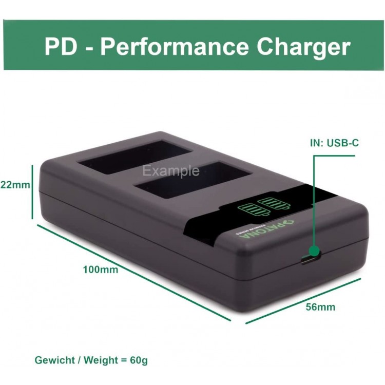 Pachet Incarcator Dual LCD PD Performance, 2x Acumulator Patona Protect EN-EL15c cu senzor NTC si carcasa rezistenta la temperaturi extreme