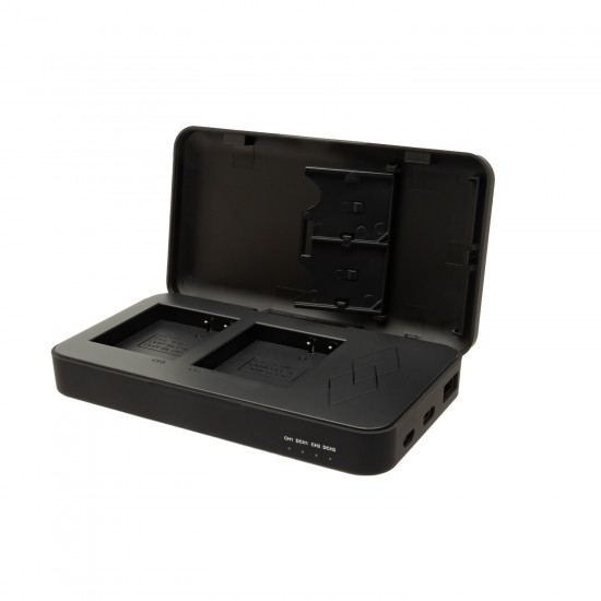 Incarcator Patona Dual DMW-BLG10 cu functie Power Bank si spatiu pentru 2x carduri SD 1722