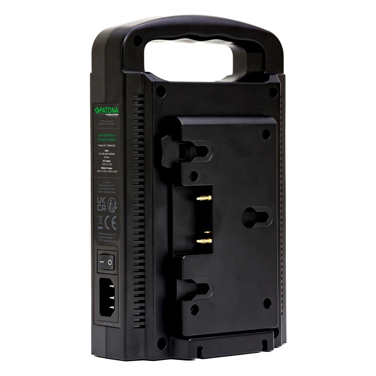 Incarcator DUAL Patona Premium Gold Mount pentru Panasonic AN-190W BL-BP150 BP-150S cu cablu XLR cu 4 pini