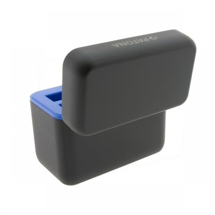 Carcasa de incarcare dubla PATONA pentru Insta360 X4 IS360X4B, include cablu USB-C