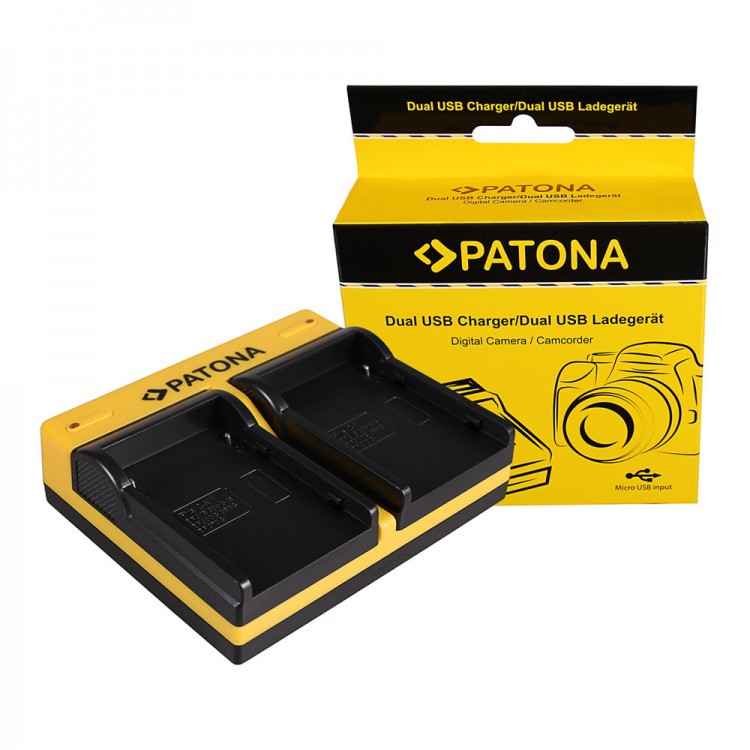 Incarcator Dual USB pentru acumulator Canon BP911 BP-911 BP914 BP-914 BP915 BP-915 BP924 BP-924 BP925 BP-925 BP927 BP-927 BP930 BP-930 BP941 BP-941 BP945 BP-945 BP955 BP-955 BP970G BP-970G BP975 BP-975 Patona