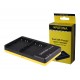 Incarcator PATONA DUAL USB pentru 2 acumulatori Nikon EN-EL3E EN-EL3
