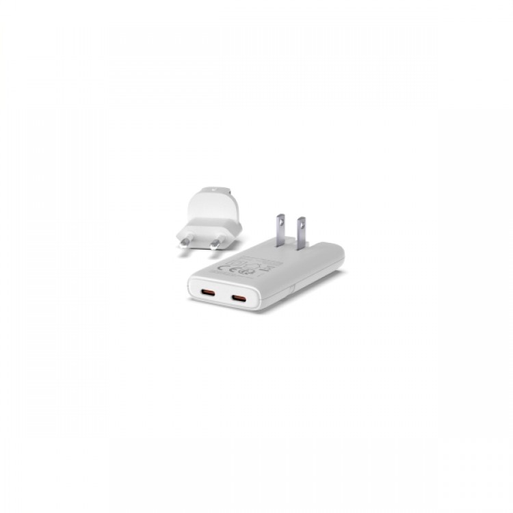 Incarcator plat PATONA Platinum GaN PD65W, 2x USB-C PD3.0 QC3.0, Alb