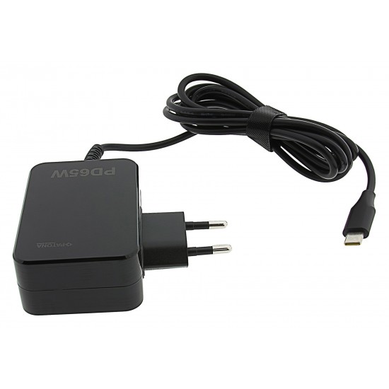 Incarcator laptop, PD 65W, 5V/3A 9V/3A 12V/3A 15V/3A 20V/3.25A USB-C pentru Lenovo, Asus, HP, Acer, Dell, Toshiba