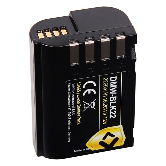 Pachet 2x acumulator Patona Protect DMW-BLK22 pentru Panasonic DC-S5 G9 GH5 GH5S GH6