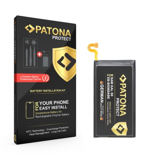  Baterie PATONA PROTECT pentru Samsung Galaxy S9 S9 Duos EB-BG960ABE SM-G960F include kit de instalare