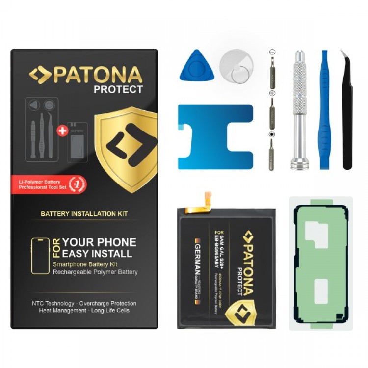 Baterie PATONA PROTECT pentru Samsung Galaxy S20 Plus G985F G986B EB-BG985ABY inclusiv kit de instalareSeria PATONA Protect