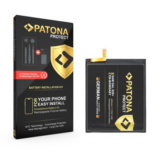 Baterie PATONA PROTECT pentru Samsung Galaxy S20 Plus G985F G986B EB-BG985ABY inclusiv kit de instalareSeria PATONA Protect