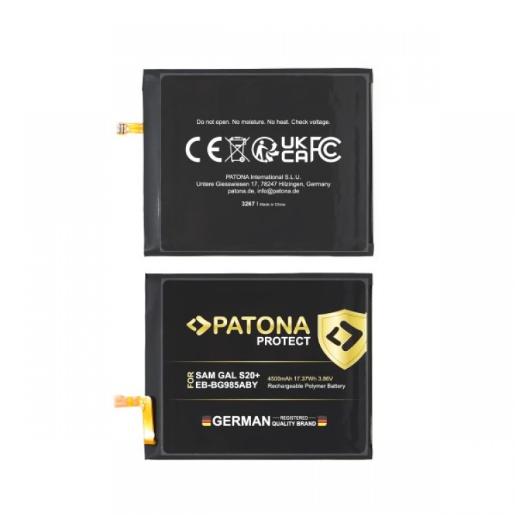 Baterie PATONA PROTECT pentru Samsung Galaxy S20 Plus G985F G986B EB-BG985ABY inclusiv kit de instalareSeria PATONA Protect