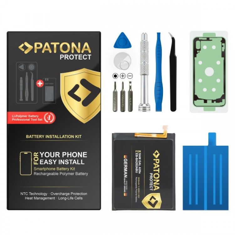 Baterie PATONA PROTECT pentru Samsung Galaxy A20e SM-A202F EB-BA202ABU include kit de instalare
