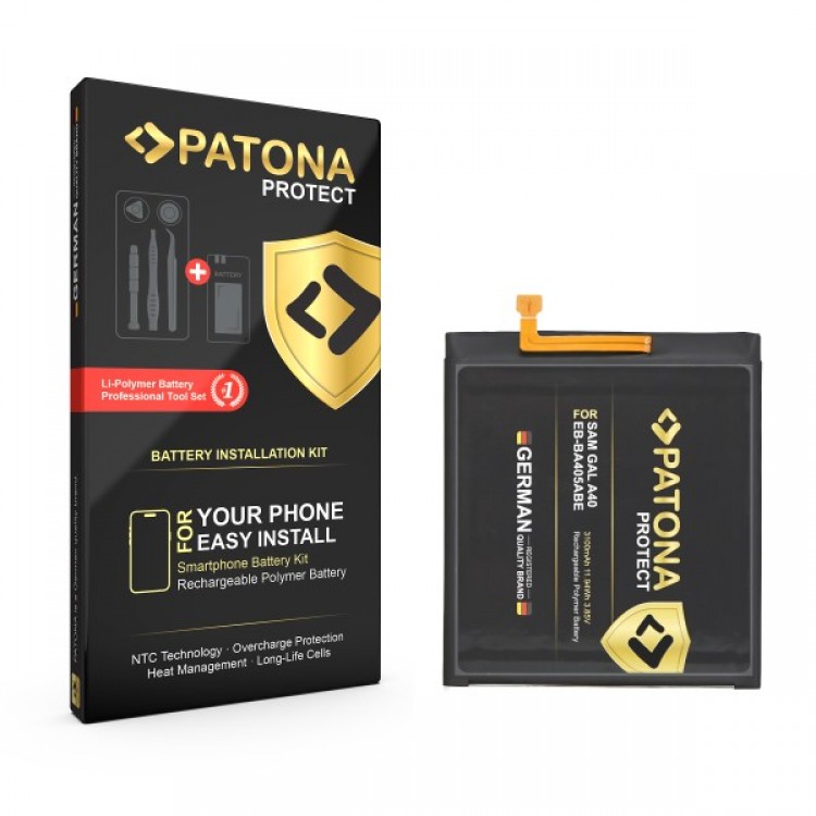 Baterie PATONA PROTECT pentru Samsung Galaxy A40 SM-A405 EB-BA405ABE include kit de instalare