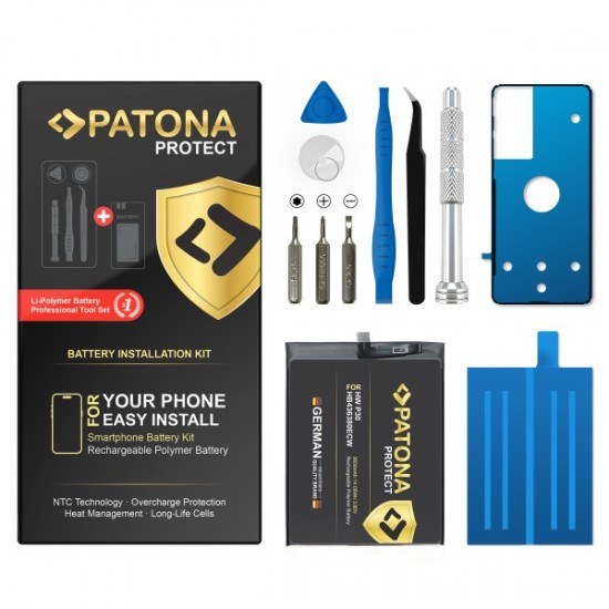 Baterie PATONA PROTECT pentru Huawei P30 HB436380ECW, include kit de instalare