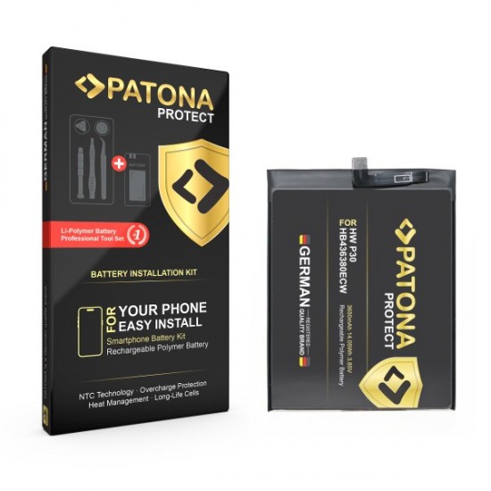 Baterie PATONA PROTECT pentru Huawei P30 HB436380ECW, include kit de instalare