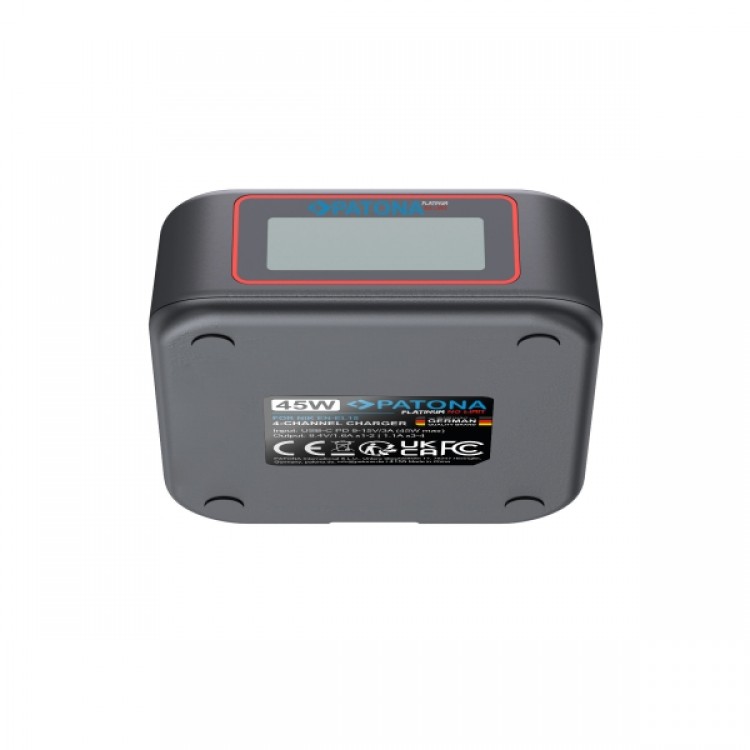 Incarcator rapid PATONA Platinum USB-C PD QC cu 4 porturi pentru Nikon EN-EL15