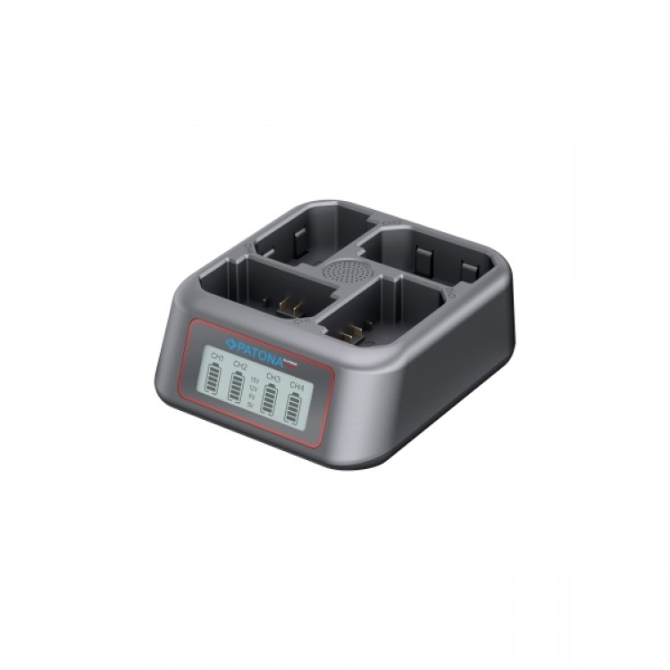 Incarcator rapid PATONA Platinum USB-C PD QC cu 4 porturi pentru Sony NP-FZ100