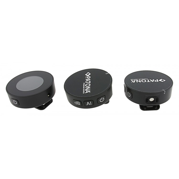 Sistem de microfon wireless PATONA Premium AI Lavalier Microphones PTS-I21S