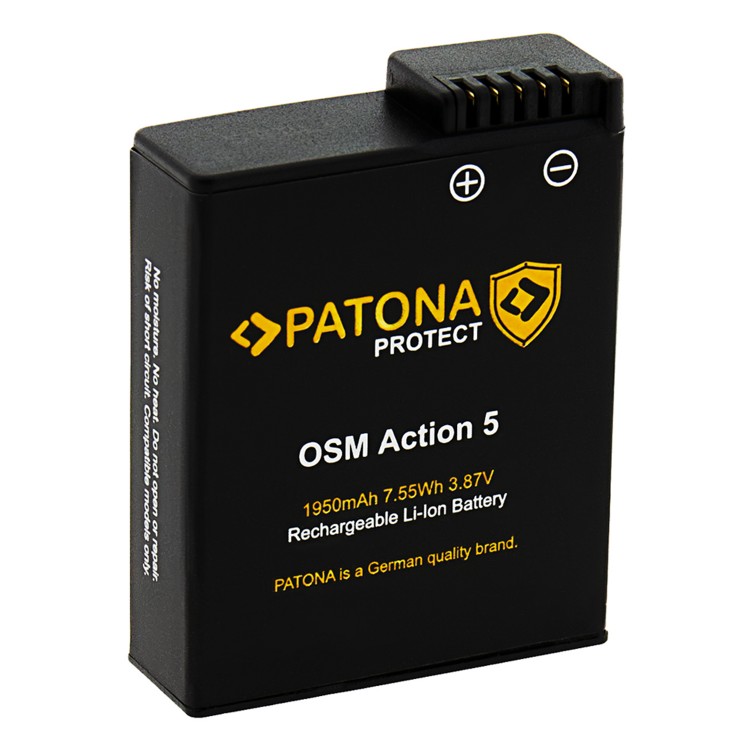 Acumulator Patona Protect BCX202 pentru DJI Osmo Action 3, 4 si 5