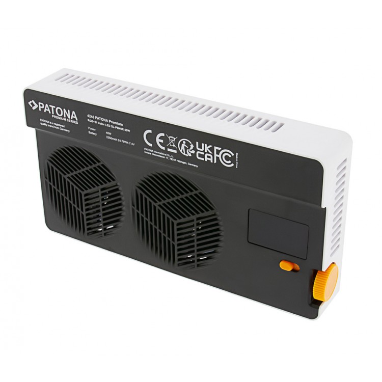 Lampa Led profesionala Patona Premium LED 40W cu 120 LED-uri RGB,128 LED-uri bicolore si 24 de efecte