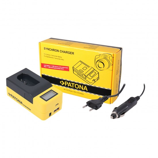 Incarcator Patona DMW-BLK22 DMWBLK22 cu ecran LCD replace Panasonic DC-S5 G9-4697