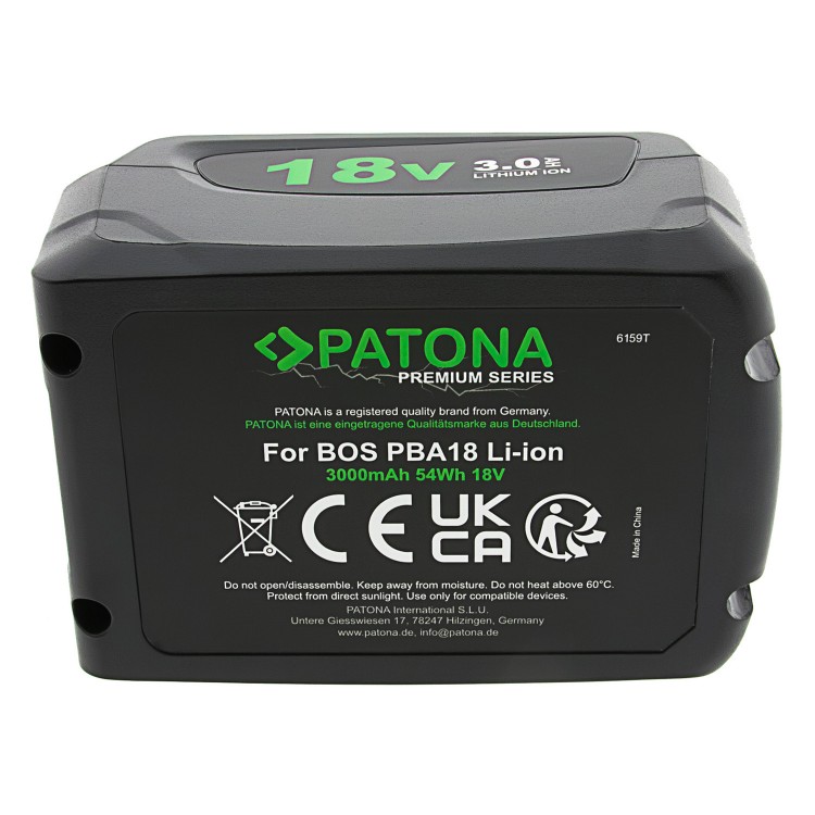 Acumulator PATONA Premium pentru Bosch PBA18