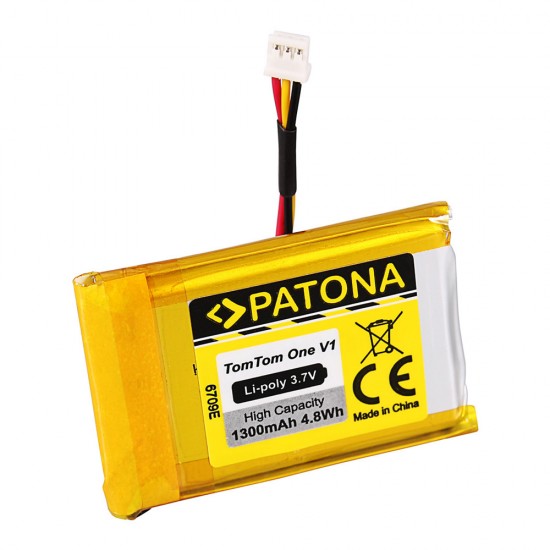 Acumulator compatibil TomTom ONE V1, Patona, 1300mAh, Li-Pol, 3.7V