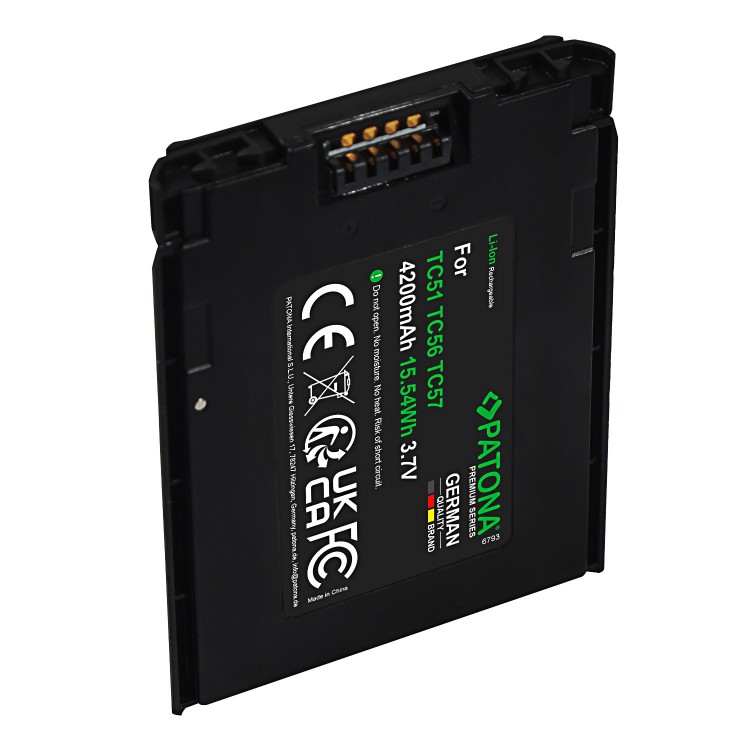 Acumulator Patona Premium pentru Zebra TC51 BTRY-TC51-43HC1-01