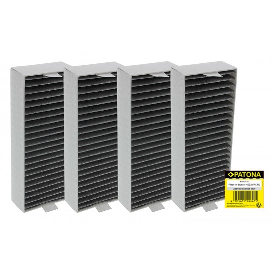 Set 4 Filtre carbune activ Patona pentru Bosch HEZ9VRCR0 Gaggenau CA282111 Siemens EX807NX68E