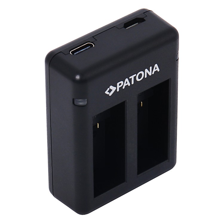 Incarcator PATONA DUAL USB pentru 2 acumulatori GoPro Hero 9 AHDBT901 ADBAT001