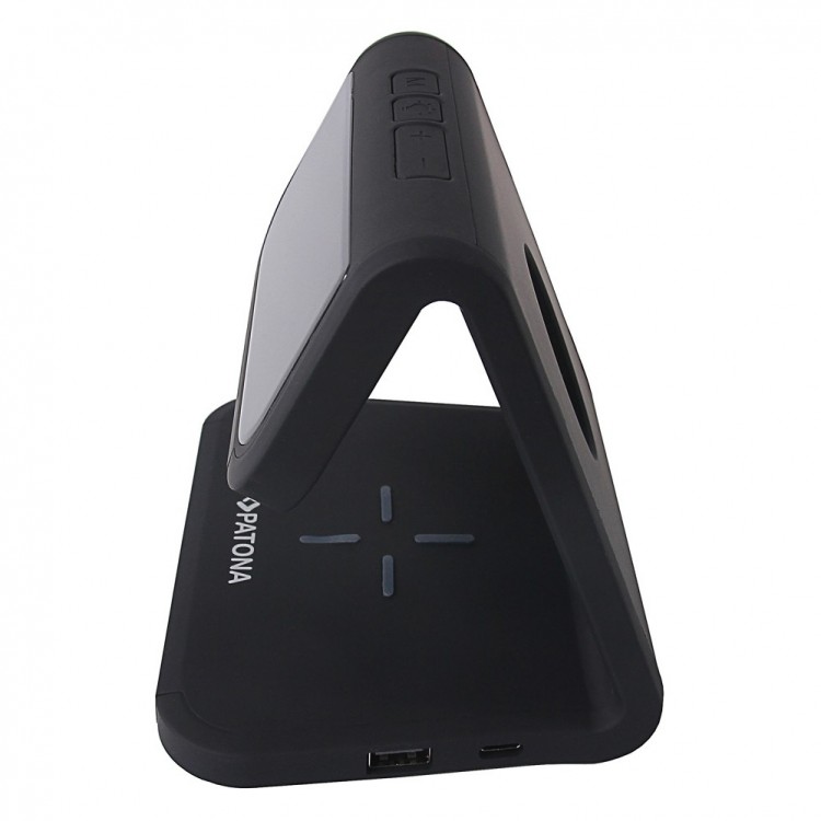 Ceas desteptator Patona, Incarcare Wireless 10W si dezinfectare UV