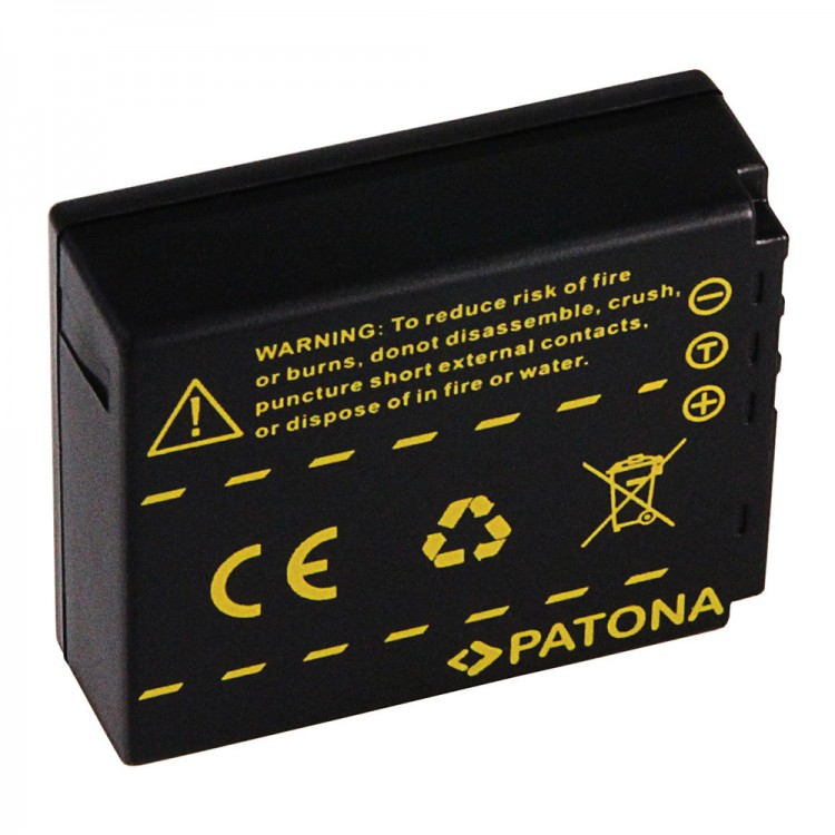 Acumulator Patona CGA-S007,1000 mAh, pentru Panasonic Lumix DMC-TZ1, DMC-TZ2, DMC-TZ3, DMC-TZ4, DMC-TZ5