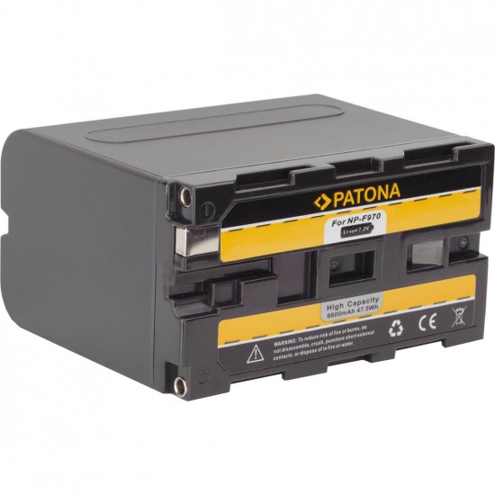 Acumulator Patona tip Sony NP-F970, 6600 mAh